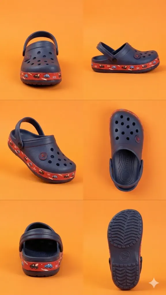 N.BLUE COLOR CROCS FOR KIDS