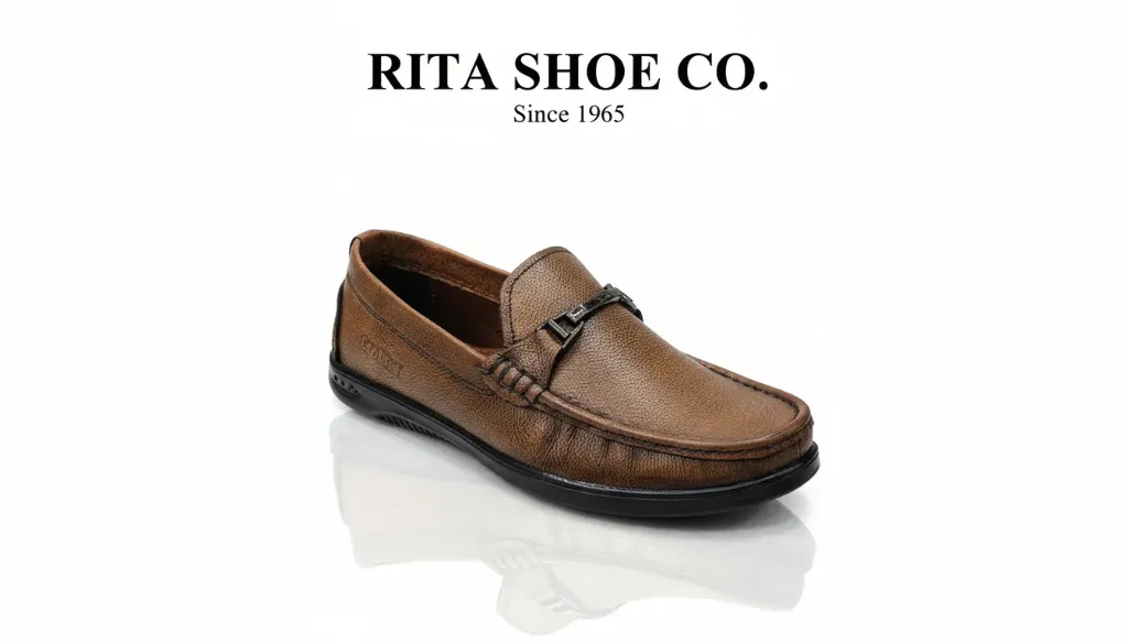 Premium Men's Tan Brown Leather Loafers - Handcrafted Casual Office Shoes 3507