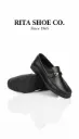 Premium Black Leather Formal Shoes - Handcrafted Office Wear for Men - Rita Shoe Co. 3507
